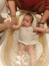 世纪宝贝（babyhood）小鳄鱼浴盆 婴儿洗澡盆0-6岁宝宝可折叠澡盆加大款 带可调节浴架 实拍图
