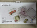 乐扣乐扣（LOCK&LOCK）玻璃饭盒保鲜密封冰箱便当饭盒收纳盒6件套（不锈钢盖） 实拍图
