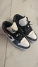 Jordan男女休闲鞋 AJ1熊猫 AJ 1情人节礼物运动鞋DC0774-101黑白44 实拍图