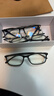 玉品堂防蓝光老花镜男日本进口高清TR老花眼镜女老光眼镜7403黑200度 实拍图