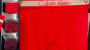 Calvin Klein内衣【明星炫光引力带】男士ck轻薄顺滑低腰防夹臀内裤男 YU8-状元红 1条 L 实拍图
