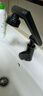 家用水龙头招财猫双控冷热万向旋转厨房机械洗手盆卫生间高级面盆 (枪灰[冷热龙头+80CM管] 招财猫) 实拍图