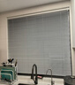 美尔耐免打孔百叶窗帘卧室卫生间浴室厕所防水铝合金厨房升降遮光帘6010 免钉【标准亮光】白色 1平方米 实拍图