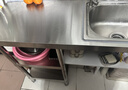 庄子然不锈钢水槽厨房灶台架带水槽厨房洗菜盆带支架水槽柜一体式工作台 加厚不锈钢长120宽40高80三层 实拍图