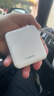 VENIDER【热销1000W+丨2025年新款小方块】充电宝国家3C安全认证可上飞机高铁小巧自带双线适用于苹果华为 云朵白丨Mini自带双线10000mAh 10000毫安大容量丨最新国标3C认证丨 实拍图