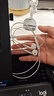 联想（Lenovo） 有线耳机 HIFI音质高解析音频带麦降噪直播k歌唱歌音乐运动半入耳式游戏电脑耳机type-c YF01白色 实拍图