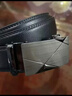 波斯丹顿（BOSTANTEN）男士皮带条自动扣牛皮裤腰带潮流正装裤带生日礼物黑色 实拍图