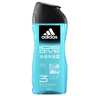 阿迪达斯（adidas）男士沐浴露洗发水洗面奶三效合一 游泳去氯热情冰点舒缓套装750ml 实拍图