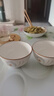 陶瓷碗家用喜庆乔迁新居碗碟餐具套装岁月静好饭碗 岁月静好3碗 实拍图
