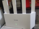 Tenda腾达路由器【千兆WiFi6+穿墙王】无线AX3000信号放大器增强家用Mesh限时补贴金榜一名云霄白立式 实拍图