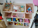 幼贝臣儿童玩具收纳架多层家用宝宝置物架玩具箱储物架组合分类整理神器 【大号豪华版】-小熊收纳架-白色 实拍图