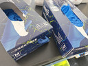 爱马斯一次性丁腈手套加厚耐用款防污防水防油耐酸碱手套劳保 实验室工业清洁 蓝色APFNCHD/S码 实拍图