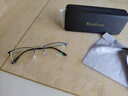 SooGree防蓝光近视眼镜半框男士眼睛钛金属变色光学镜架散光眉线可配度数 实拍图