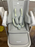babycare宝宝餐椅6个月以上吃饭可折叠儿童座椅可移动婴儿成长椅 贝壳白 实拍图