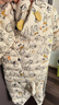 迷你巴拉（minibala）【迷你小蛋仔】婴儿羽绒服三防连体羽绒服男女童宝宝连体衣 黑白色调00391 【白鸭绒-1000+清洁度】 90 CM 1-2岁 实拍图