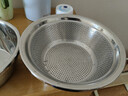 维艾（Newair）不锈钢盆五件套调料盆淘米洗菜盆和面盆沥水篮沙拉盆米筛味斗套装 实拍图