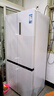 美的（Midea）508L十字门冰箱双系统双循环除菌净味大容量一级能效风冷无霜以旧换新白BCD-508WSPZM(E)国家补贴 实拍图