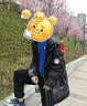 鸭鸭（YAYA）羽绒服男士中长款2026年冬季最新款潮流渐变色加厚防寒青少年外套 黑色 L (175) 实拍图
