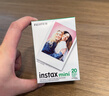 富士（FUJIFILM） instax 3英寸立拍立得相机mini迷你相纸 一次成像胶片胶卷 3寸双包+相册*2+边框贴+收纳盒【含20张白边】 官方标配 实拍图
