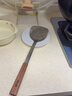 双枪 304不锈钢锅铲子实木榉木柄锅铲子铸铁锅炒菜专用锅铲【加长】  实拍图