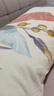 洁丽雅（Grace）枕套A类100%全棉 7A抗菌面料 吸汗枕头套 清雅 一对装 48*74cm 实拍图