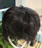 佰丝堂假发女短发全头套式短直发中老年妈妈整顶发套真发均码（深棕色） 实拍图