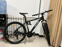 喜德盛（xds）山地自行车黑客350 X6铝合金车架21速变速机械碟刹 黑银17寸（适合身高165-180cm） 实拍图