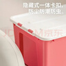禧天龙（Citylong）塑料衣物收纳箱玩具整理箱49L 玫红色 1个装 不带轮 实拍图
