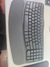 罗技（Logitech）Wave Combo 无线人体工学键鼠套装 垂直鼠标 无线蓝牙鼠标 办公键盘 无线键盘 蓝牙键盘 白色 实拍图