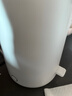 Creade科瑞德烧水壶酒店家用电热水壶小型迷你便携1升304不锈钢一体无缝宾馆开水壶煮水壶国家补贴 1L -K-0102 白色 实拍图
