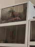 京东物流 竖纹客厅零食收纳柜折叠衣服收纳箱家用杂物整理储物柜 50cm 透明色3层 实拍图