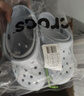 卡骆驰（CROCS）洞洞鞋贝雅男鞋女鞋轻便耐磨一脚蹬拖鞋休闲鞋|10126 矿物质蓝-4JQ 37 /38(230mm) 实拍图