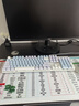 狼蛛（AULA）F2068Pro机械键盘鼠标 全键热插拔 背光 104键有线键鼠三件套装 办公电脑键盘电竞游戏专用 紫浅蓝【键鼠桌垫-三件套】茶轴 实拍图