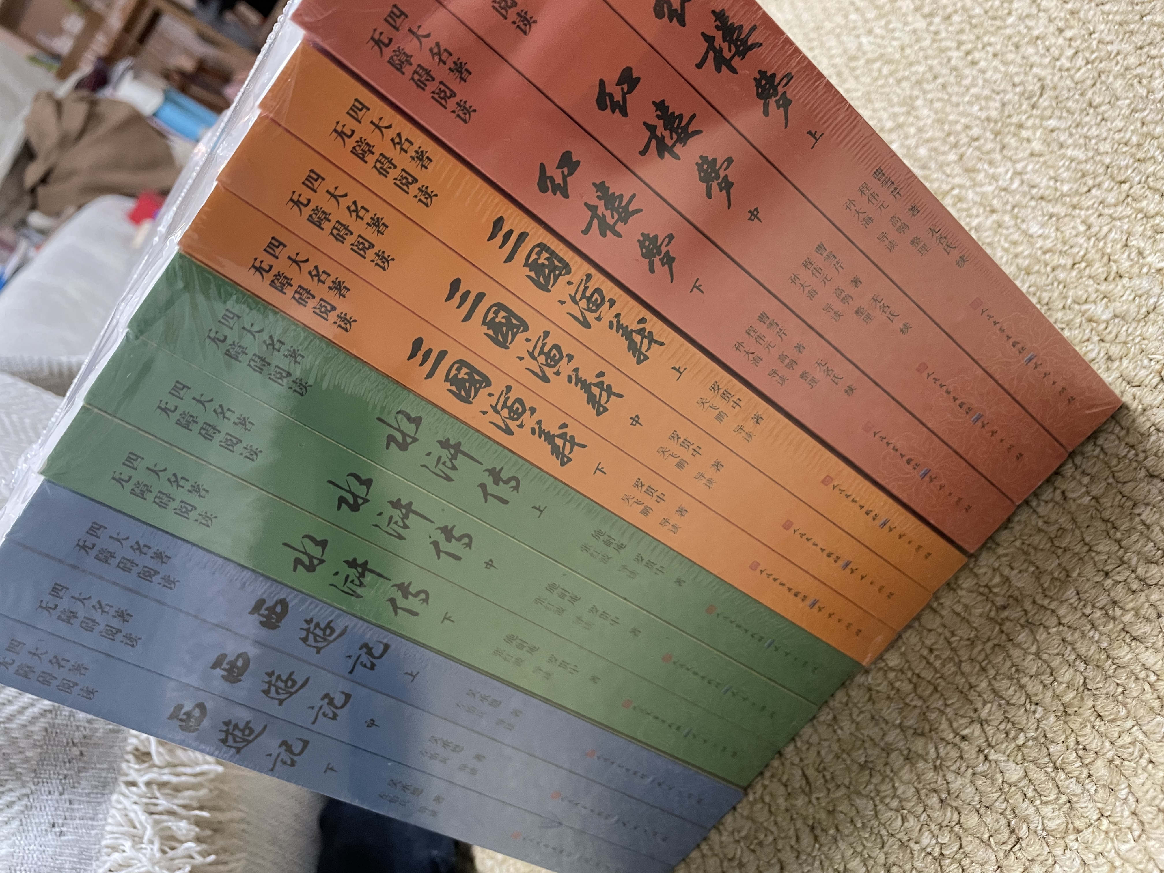 四大名著·无障碍阅读版12册 人民文学出版社版 原著版完整无删减 红楼梦水浒传西游记三国演义套装 小学初中高中语文必读  寒假暑假必读课外书籍 权威专家注释  增加阅读提要 暑期阅读 课外推荐 实拍图