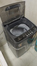 小鸭【官方店】全自动洗衣机小型宿舍迷你母婴儿童小孩宝宝专属家用出租房预约洗脱一体洗衣机小型迷你 6.5kg全自动【强力电机+终身联保】透明黑 波轮 全自动洗脱一体 实拍图