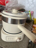小熊（Bear）电煮锅 分体式电热锅 小电锅 电火锅 电蒸锅 学生宿舍多功能锅 蒸煮煎炒2-3人用 配蒸笼2.5L D25D1 实拍图