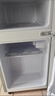 志高（CHIGO）小冰箱迷你小型家用冷藏冷冻两用宿舍出租房用双门办公室电冰箱节能省电 【一级能效】76L银色【全国联保丨节能省电】 实拍图