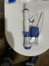 海立马桶水箱配件老式抽水坐便器厕所蹲坑ABS进水阀20-32cm通用SJ02蓝 实拍图