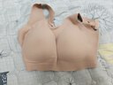 ubras【虞书欣同款】小奶皮云朵隐形无尺码内衣女粉底液文胸透气无痕 【经典】隐形肤 亚洲女性自然肤色 均码 背心款100-130斤/A-C杯 实拍图