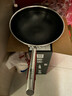 康巴赫炒锅不粘锅316L不锈钢炒菜锅32cm蜂窝平底煎炒锅电磁炉燃气灶通用 实拍图
