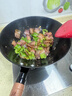 臻三环手工铁锅平底炒菜锅生铁锅无涂层不易粘锅厨房好物单柄铸铁锅 圆底(电磁炉不可用） 32cm 实拍图