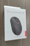 联想（Lenovo） 无线蓝牙双模充电鼠标 蓝牙5.0/3.0 便携办公鼠标人体工学设计 Howard风暴灰充电版 实拍图