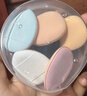 美肤语拇指粉扑小号遮瑕气垫（5片盒装）mini指腹小拖鞋粉扑MF8241 实拍图
