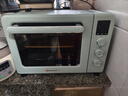 海氏（Hauswirt）C40三代电烤箱家用专业烘焙多功能大容量发酵一体机食品级搪瓷内胆智能菜单 湖水绿 40L 实拍图