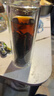 富光男女士双层玻璃杯 高硼硅玻璃304茶隔水杯子 带茶隔泡茶杯320ml 实拍图