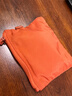 MUJI再生聚酯纤维 双拉链包收纳袋 居家旅行数据线小收纳包便携零钱包 橙色/S/长13.5*宽10cm 实拍图