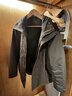 优衣库男装女装高性能复合连帽外套保暖夹克含羽绒智暖衣478277 39 棕黑色 L 实拍图