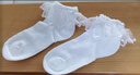 浪莎儿童袜子女童夏季薄款蕾丝花边舞蹈袜可爱百搭公主袜 白色5双 实拍图