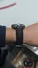 CangHua 适用小米手表表带真皮xiaomi watch5/S5/S4/S4 Sport/S3/S2/S1/S1Pro/color2小牛皮商务腕带 黑色 实拍图