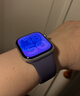 Apple/苹果 女神节礼物Watch S11 智能手表GPS款42毫米银色铝金属表壳雾紫色运动型表带S/M 实拍图